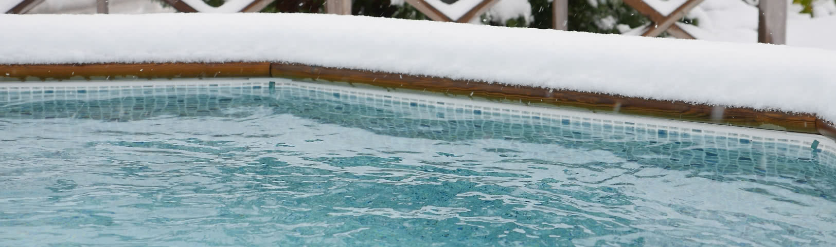 Inspirationsbild pool snö